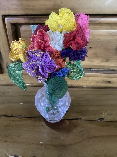 Lace kit for making - kit, flowers