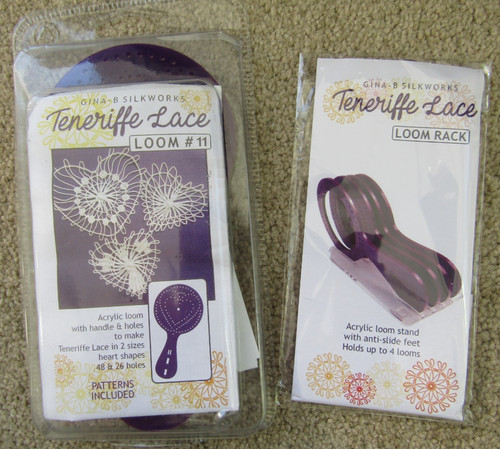Teneriffe lace loom 11 and - lace,