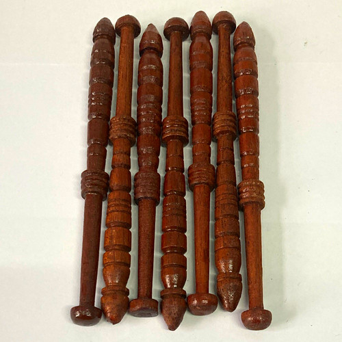 Lot wooden tatting - lot, 7