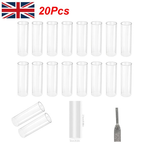 20pcs clear transparent - transparent, aglets