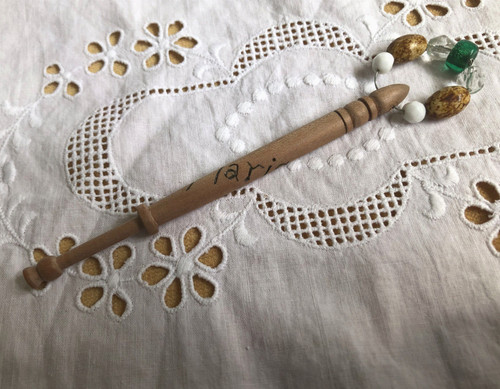 Turned lace making bobbin - turned,