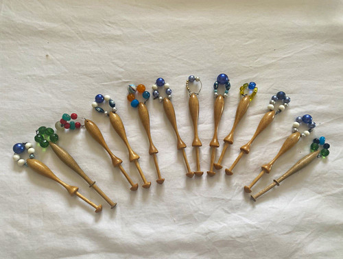 Vintage wooden lacemaking - vintage,
