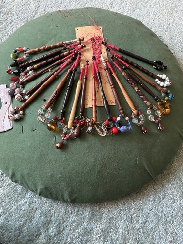 Lot wooden lacemaking - -, 19