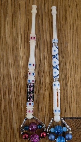 Vintage bone lace making - vintage,