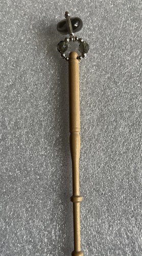 Turned wooden lace bobbin - wooden,