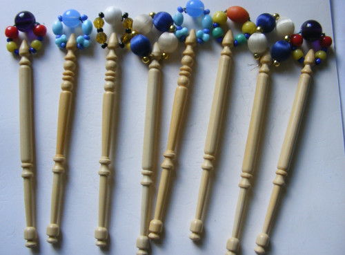 Job lot lace making - , bobbins