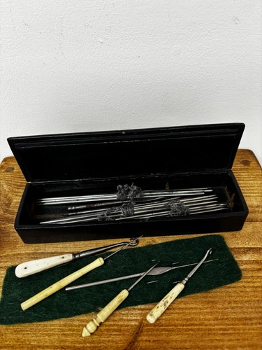 Antique victorian lacemaking - antique,