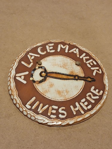 Handmade pottery plaque a - pottery,