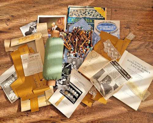 Vintage lace making - vintage,