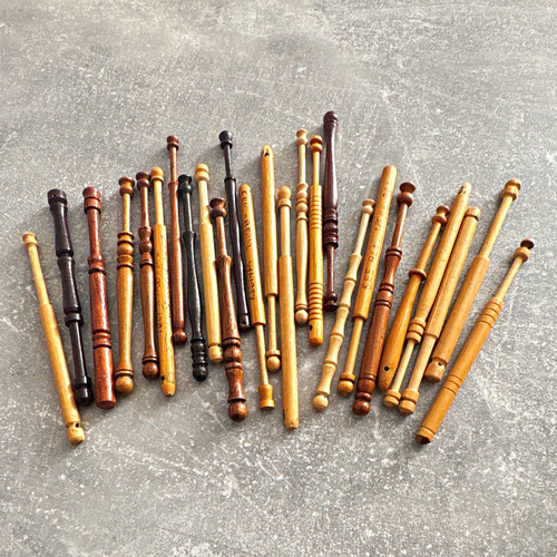 Lot wooden tatting - lot, &