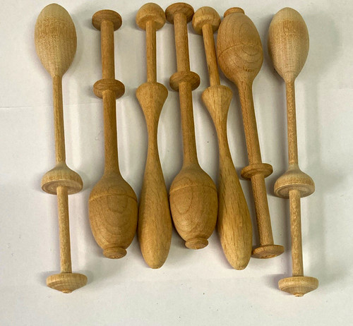 Lot wooden tatting - lot,
