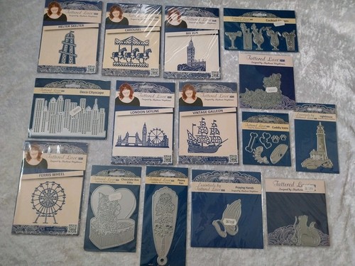 Tattered lace card making - lace,