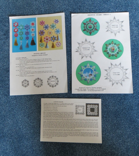 Lacemaking patterns festive - lacemaking,