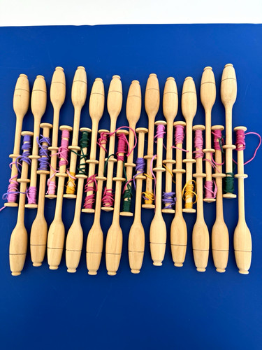 Handmade wooden tatting - tatting, &
