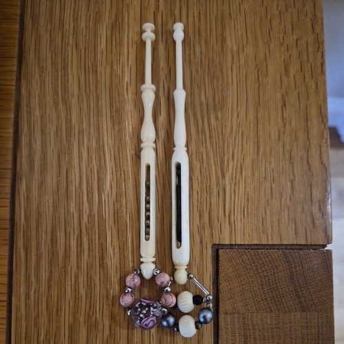 Vintage bone lace making - vintage,
